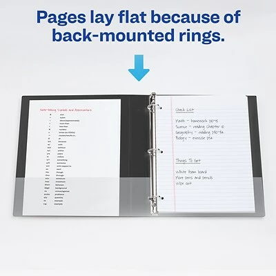 Buy ๐ Binders Avery Heavy Duty 3" 3-Ring Non-View Binder, Blue (79883) ๐ฏ - Image 7