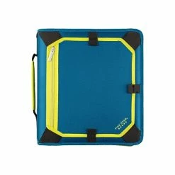 Coupon ❤️ Binders Five Star 2" 3-Ring Zipper Binder, Teal/Yellow (29052IH8) 🔥