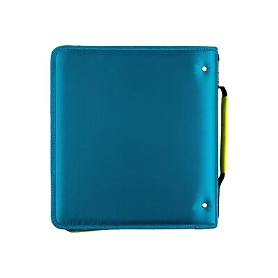 Coupon ❤️ Binders Five Star 2" 3-Ring Zipper Binder, Teal/Yellow (29052IH8) 🔥 - Image 2