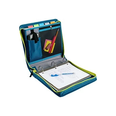 Coupon ❤️ Binders Five Star 2" 3-Ring Zipper Binder, Teal/Yellow (29052IH8) 🔥 - Image 5