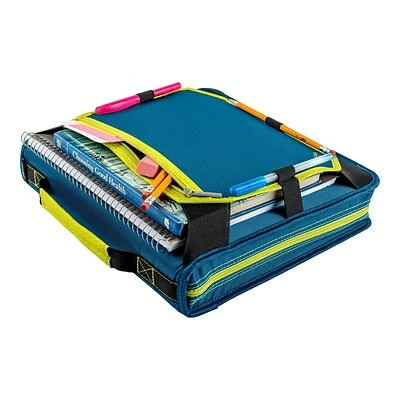 Coupon ❤️ Binders Five Star 2" 3-Ring Zipper Binder, Teal/Yellow (29052IH8) 🔥 - Image 6