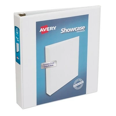 Coupon ๐ Binders Avery Showcase Economy 1 1/2" 3-Ring View Binder, White (19651) ๐