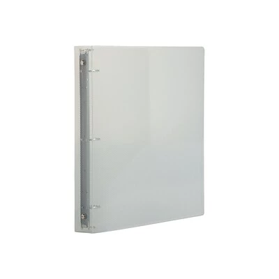 New 😉 Binders JAM PAPER Plastic 1" 3-Ring Binder, Clear (751T1CL) 🔥