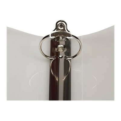 New 😉 Binders JAM PAPER Plastic 1" 3-Ring Binder, Clear (751T1CL) 🔥 - Image 6