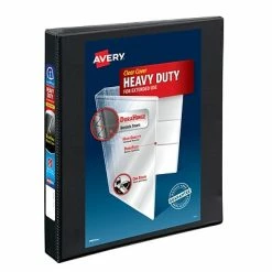 Best Sale ๐ฅฐ Binders Avery Heavy Duty 1" 3-Ring View Binder, Black (05300) ๐