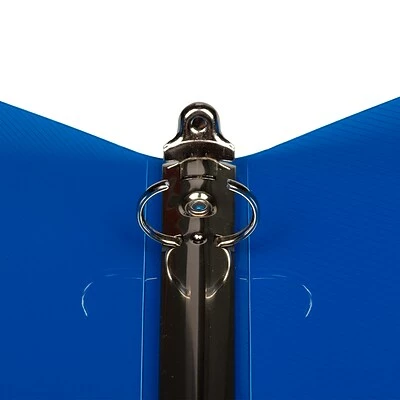 Wholesale 💯 Binders JAM Paper Designders 3/4" 3-Ring Flexible Poly Binder, Blue Glass Twill (750T1BU) 🎉 - Image 4