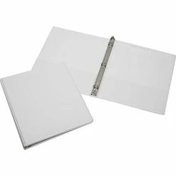 Buy ✨ South Texas Lighthouse Binders Skilcraft Heavy Duty 1/2" Rigid Loose-leaf 3-Ring View Binder, White (5104859) ✨