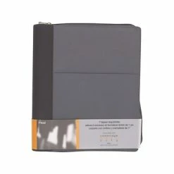 Promo 🎁 Binders Mead Cambridge Standard 1" 3-Ring Zipper Binder, Black (29516) ✔️