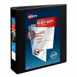 Coupon 🔥 Binders Avery Slant-D Heavy Duty 2" 3-Ring View Binder, Black (05500) 👏