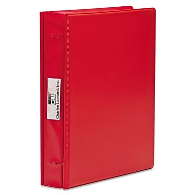 Promo ⌛ Charles Leonard, Inc. Binders Charles Leonard VariCap 6" Expandable Post Non View Binder, Red (61603) 🥰