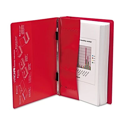 Promo ⌛ Charles Leonard, Inc. Binders Charles Leonard VariCap 6" Expandable Post Non View Binder, Red (61603) 🥰 - Image 4
