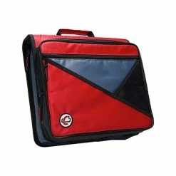 Wholesale ⭐ Binders Case It 2" 3-Ring Zipper Binder, Red/Gray (LT007RED) 😍