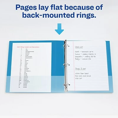 Deals ๐ Binders Avery Durable 1 1/2" 3-Ring Non-View Binder, Blue (27351) ๐ - Image 6