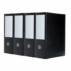 Wholesale ❤️ Binders Bindertek Premium 4" 3-Ring Legal Binder, Black, 4/Pack (3LGXPACK-BK) 😀