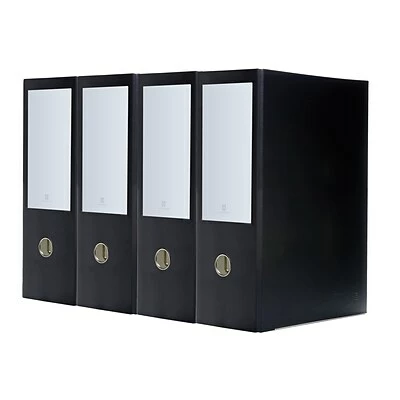 Wholesale ❤️ Binders Bindertek Premium 4" 3-Ring Legal Binder, Black, 4/Pack (3LGXPACK-BK) 😀