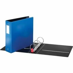 Discount 🔥 Binders Cardinal Premier 3" 3-Ring Locking Non-View Binder, Medium Blue (18847) 👏
