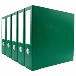 Wholesale 🎉 Binders Bindertek Premium 3" 3-Ring Binder, Evergreen, 5/Pack (3EFPACK-EV) 🔔