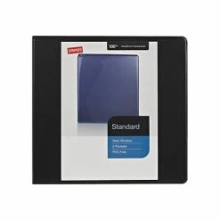 Wholesale ๐ Staples Binders Standard 4" 3 Ring View Binder With D-Rings, Black (26357-CC) โค๏ธ