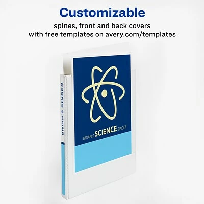 Best reviews of ⌛ Binders Avery Heavy Duty 1/2" 3-Ring View Binder, White (79767) 😉 - Image 3