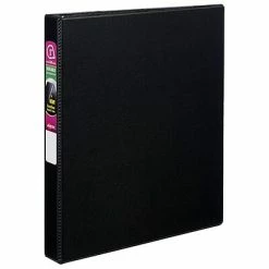 Promo 🥰 Binders Avery Durable 1" 3-Ring Non-View Binder, Black (27250) ✨