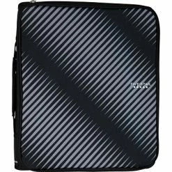 Best deal 🌟 Binders Five Star 2" 3-Ring Zipper Binder, Black/Gray Zebra Print (72536) 🛒
