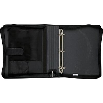 Best deal 🌟 Binders Five Star 2" 3-Ring Zipper Binder, Black/Gray Zebra Print (72536) 🛒 - Image 2