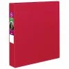 Discount ❤️ Binders Avery Durable Standard 1 1/2" 3-Ring Non-View Binder, Red (27202) 🎁