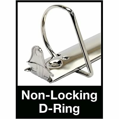 Brand new ❤️ Binders Quill Brand® Standard 1" 3-Ring Binder With D-Rings, White (758213) 😉 - Image 2