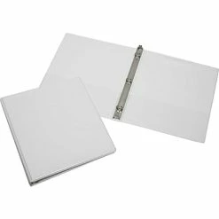 Coupon 😉 South Texas Lighthouse Binders Skilcraft Heavy Duty 1" Rigid Loose-leaf 3-Ring View Binder, White (2034708) ⌛