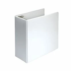 Deals 😀 Binders Samsill Non-Stick 5" 3-Ring View Binder, Black (SAM16400) ⌛