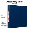 Coupon 💯 Staples Binders Standard 2" 3 Ring Non View Binder With D-Rings, Blue (26418-CC) 😀