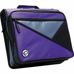 Deals ๐ Binders Case It 2" 3-Ring Zipper Binder, Purple/Gray (LT007PUR) โ๏ธ