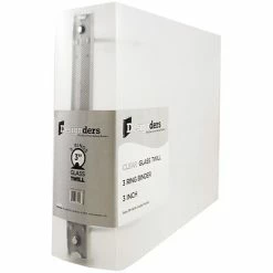 Brand new 💯 Binders JAM Paper Standard 3" 3-Ring Flexible Poly Binder, Clear (821T3CL) 🔔