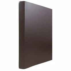 Deals ๐ Binders JAM Paper Italian Leather 3/4" 3-Ring Binder, Dark Brown (369231777) ๐
