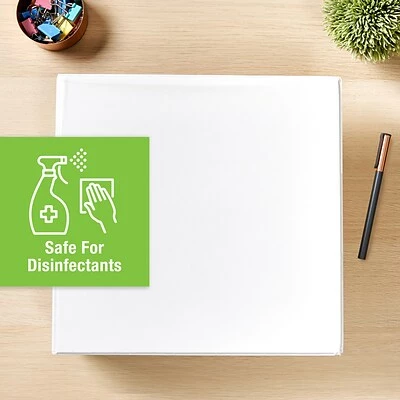 Best reviews of ⌛ Binders Avery TouchGuard Protection Heavy Duty 3" 3-Ring View Binder, White (17144) 🔔 - Image 5