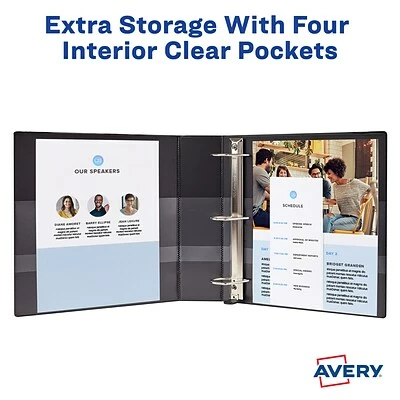 Best reviews of ⌛ Binders Avery TouchGuard Protection Heavy Duty 3" 3-Ring View Binder, White (17144) 🔔 - Image 7