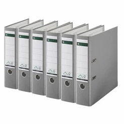 Best Pirce 😍 Leitz Premium 3" 2-Ring A4 Sized European Binders, Light Gray, 6/Pack (1010PACK-LG) 🤩