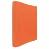 Budget 🛒 Binders JAM Paper Italian Leather 3/4" 3-Ring Binder, Orange (369231771) 🔥