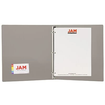 Cheapest 🔥 Binders JAM Paper Designders 1" 3-Ring Flexible Poly Binder, Smoke Glass Twill (751T1SM) 😍 - Image 4