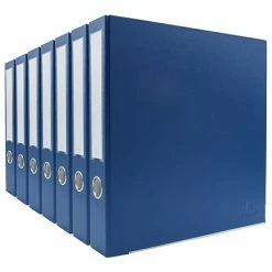 Brand new 🤩 Binders Bindertek Premium 2" 3-Ring Non-View Binder, Navy, 7/Pack (3SLPACK-NV) 🛒