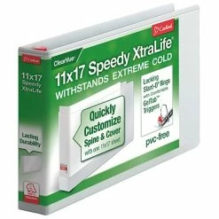 Coupon 👍 Binders Cardinal® Speedy XtraLife® 11x17" Non-Stick Locking Slant-D® Ring Binder, 2" ❤️
