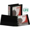 Discount ❤️ Binders Samsill Speedy Spine 3" 3-Ring View Binder, Black (SAM18180C) 🧨