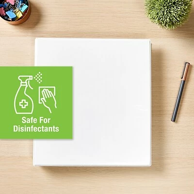 Cheapest ๐ Binders Avery TouchGuard Protection Heavy Duty 1" 3-Ring View Binder, White (17141) ๐ - Image 5