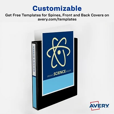 Cheapest ๐ Binders Avery TouchGuard Protection Heavy Duty 1" 3-Ring View Binder, White (17141) ๐ - Image 6