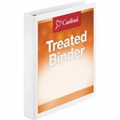 Cheapest 🤩 Binders Cardinal Treated ClearVue 1" 3-Ring View Binder, White (32100) 🎉