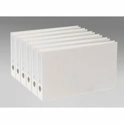 Cheapest ✨ Binders Bindertek Premium 2" 3-Ring Ledger Binder, White, 6/Pack (3LDGPACK-WH) 🔥