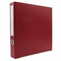 Best Sale 🥰 Binders Bindertek Premium 2" 3-Ring Binder, Brick Red (3SLN-BR) 🎁