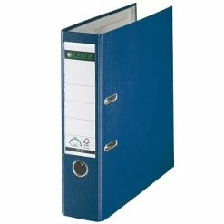 Best Sale 🎁 Binders Leitz 180 Standard 2" 2-Ring A4 Sized European Binder, Blue (10105035) 🎉