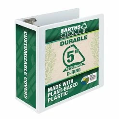 Wholesale ⭐ Binders Samsill Earth's Choice Biobased 5" 3-Ring View Binder, White (SAM16907) ✨