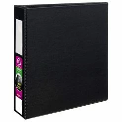 Top 10 😉 Binders Avery Durable 3" 3-Ring Non-View Binder, DuraHinge, Black (27654) 😍
